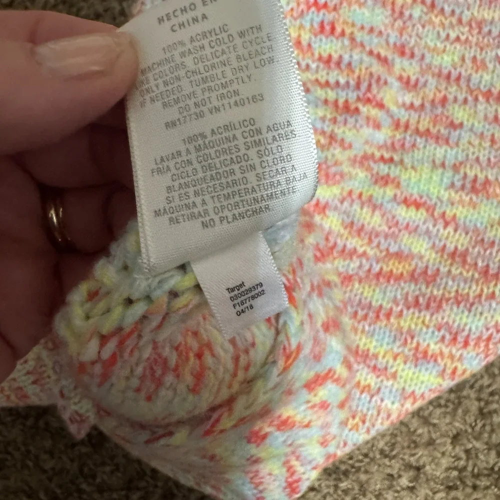 Cloud Island Baby‎ Blanket Hooded sweater wrap swaddle soft knit one size